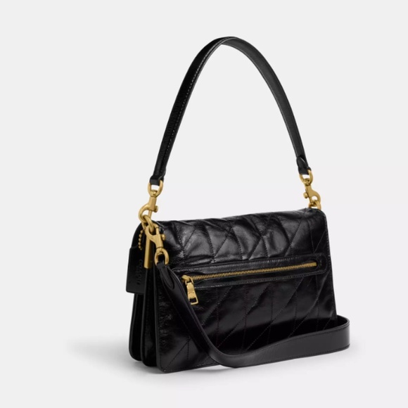 Authentic Coach Chain Tabby Shoulder Bag With Quilting - Picture 2 of 6